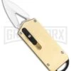 M3 Tactical Tech Rogue Brass/Black D/A OTF Automatic Knife - Satin Plain 1 M3 Tactical Tech Rogue Brass/Black D/A OTF Automatic Knife - Satin Plain -Grindworx M3 Tactical Tech Rogue Brass Black DA OTF Auto Satin GX 35092 jr large