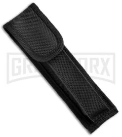 Mago 11" Red Dagger Italian Stiletto OTF Automatic Knife - Satin Plain -Grindworx Mago 11in Red Dagger Italian Stiletto OTF Auto Satin GX 37207 jr sheath large