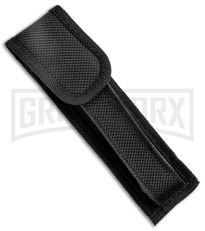 Mago 11" Sidewinder Italian Stiletto Black OTF Automatic Knife - Satin Plain 6 Mago 11" Sidewinder Italian Stiletto Black OTF Automatic Knife - Satin Plain - Image 4