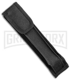 Mago 11" Sim Ivory/Black Italian Stiletto OTF Automatic Knife - Bayo Satin -Grindworx Mago 11in Wood Black Italian Stiletto Bayo Satin GX 33969 jr sheath large