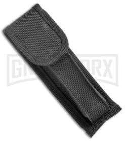 Mago 9" Yellow Marble Italian Stiletto OTF Automatic Knife - Black Bolsters -Grindworx Mago 9in Yellow Marble Italian Stiletto OTF Auto Black Bolsters Dagger Satin GX 37719 jr sheath large