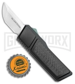 No Limit Knives Akuma OTF Automatic Knife Black Carbon Fiber - Satin Plain 9 No Limit Knives Akuma OTF Automatic Knife Black Carbon Fiber - Satin Plain -Grindworx No Limit Knives Akuma OTF Auto Black CF Satin Tanto GX 34520 jr bottlecap large