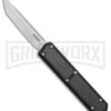 No Limit Knives Fer-De-Lance Black OTF Automatic Knife - Tanto Satin Plain 2 No Limit Knives Fer-De-Lance Black OTF Automatic Knife - Tanto Satin Plain -Grindworx No Limit Knives Fer De Lance Black OTF Auto Tanto Satin GX 35957 jr large