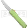 No Limit Knives Mungos Green OTF Automatic Knife - Satin Plain 2 No Limit Knives Mungos Green OTF Automatic Knife - Satin Plain -Grindworx No Limit Knives Mungos DA OTF Auto Green Satin BHQ 102490 jr large