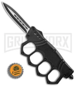 OTF Automatic Knuckle Knife - Dagger Two-Tone -Grindworx OTF Auto Knuckle Dagger TT GX 36265 jr bottlecap large