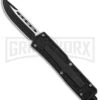 Rumble Black D/A OTF Automatic Knife - Two-Tone Plain 2 Rumble Black D/A OTF Automatic Knife - Two-Tone Plain -Grindworx Rumble Black DA OTF AK Two Tone Plain GX 14966 td large