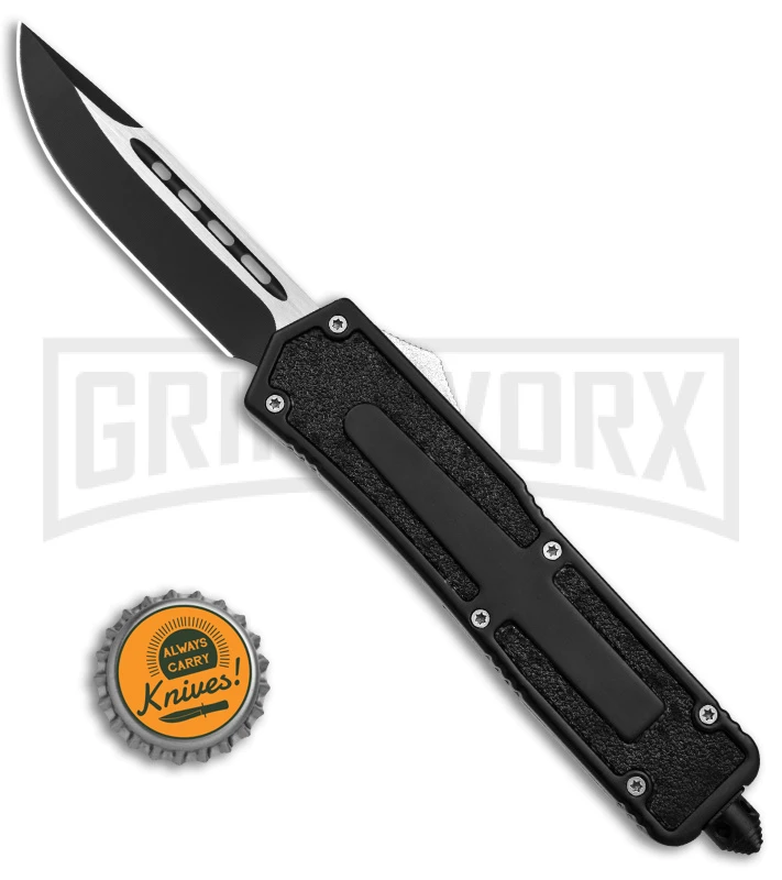Rumble Black D/A OTF Automatic Knife - Two-Tone Plain 6 Rumble Black D/A OTF Automatic Knife - Two-Tone Plain - Image 4