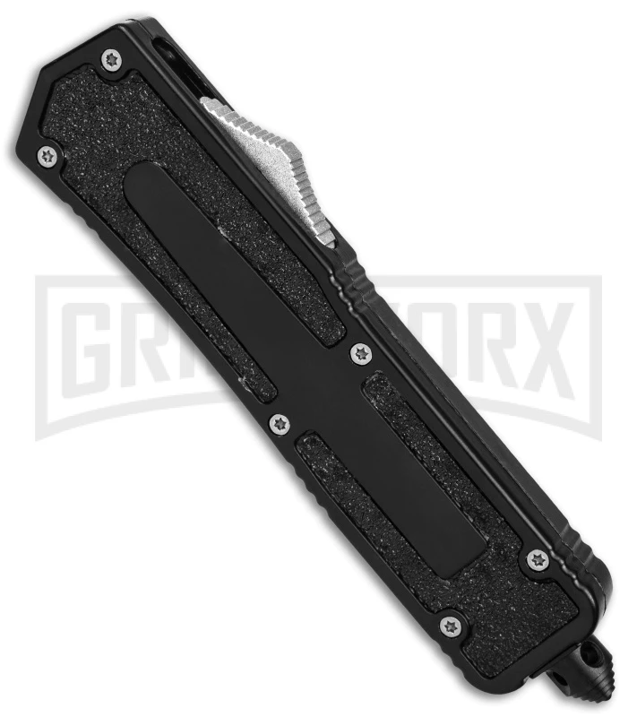 Rumble Black D/A OTF Automatic Knife - Two-Tone Plain 4 Rumble Black D/A OTF Automatic Knife - Two-Tone Plain - Image 2