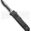 Switchblade Systems Ultro Black D/A OTF Automatic Knife - Black Serr