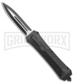 Rumble Black D/A OTF Auto Stacked V Pattern - Dagger - 2-Tone - Plain