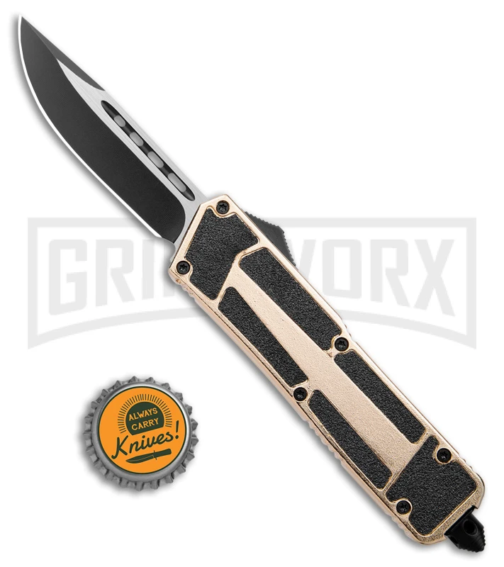 Rumble Gold D/A OTF Automatic Knife - Black Plain 6 Rumble Gold D/A OTF Automatic Knife - Black Plain - Image 4