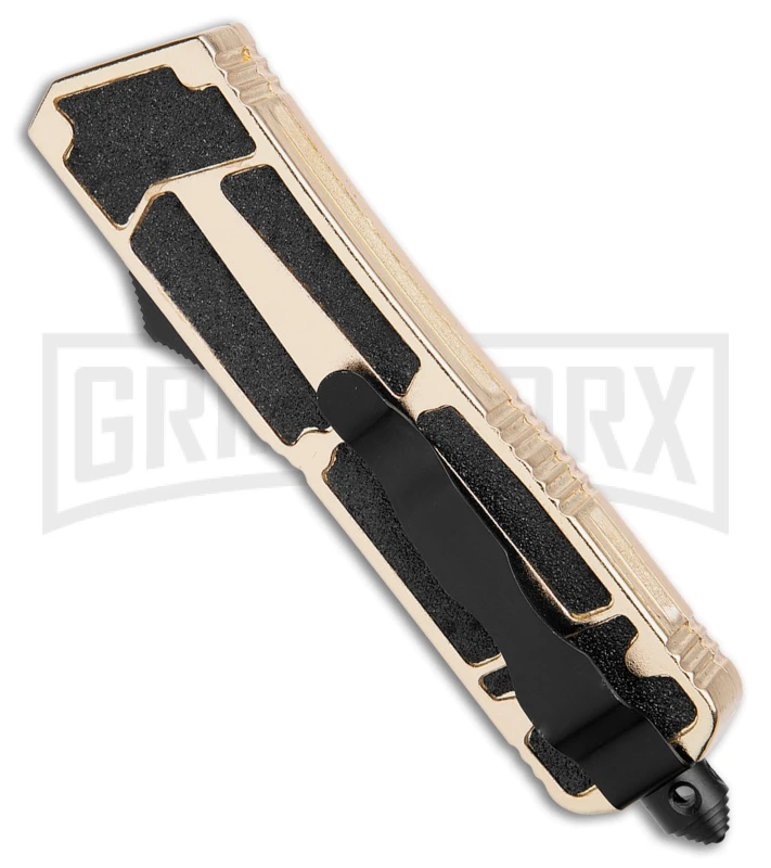 Rumble Gold D/A OTF Automatic Knife - Black Plain 5 Rumble Gold D/A OTF Automatic Knife - Black Plain - Image 3