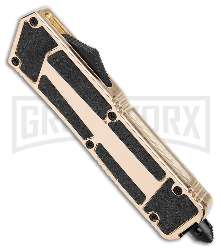Rumble Gold D/A OTF Automatic Knife - Black Plain 4 Rumble Gold D/A OTF Automatic Knife - Black Plain - Image 2