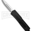 Rumble Heavy Duty Dagger Black OTF Automatic Knife - Satin Plain 2 Rumble Heavy Duty Dagger Black OTF Automatic Knife - Satin Plain -Grindworx Rumble Heavy Duty Dagger Black OTF Automatic Knife Satin Plain GX 43057 td large