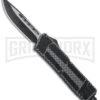 Rumble Sim Carbon Fiber D/A OTF Automatic Knife - Two Tone -Grindworx Rumble Sim CF DA OTF Auto TT GX 33732 jr large