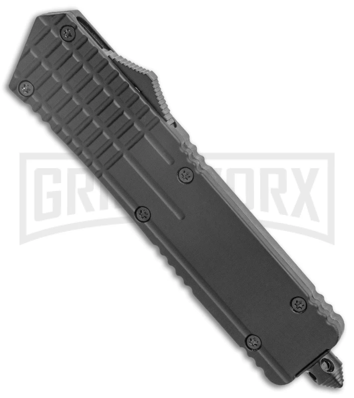 Rumble Slim Black D/A OTF Auto Textured Half Grid Scales - Tanto 2 Tone 4 Rumble Slim Black D/A OTF Auto Textured Half Grid Scales - Tanto 2 Tone - Image 2