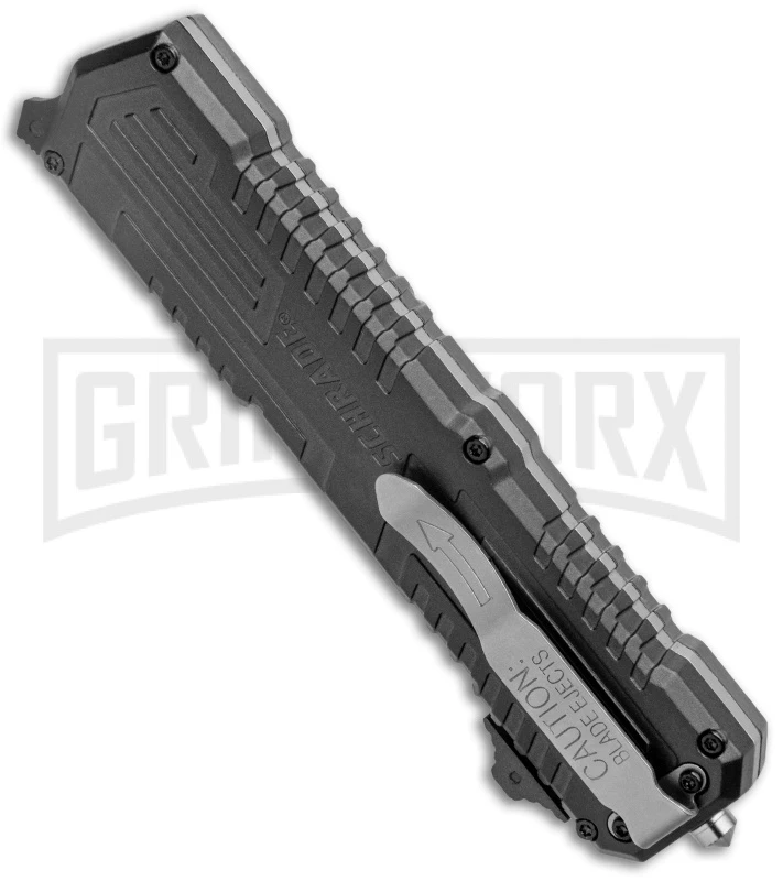 Schrade SCHOTF3B Viper OTF Assisted Opening Knife - Black Plain 4 Schrade SCHOTF3B Viper OTF Assisted Opening Knife - Black Plain - Image 3