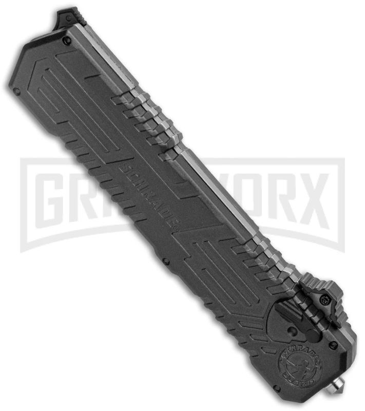 Schrade SCHOTF3B Viper OTF Assisted Opening Knife - Black Plain 3 Schrade SCHOTF3B Viper OTF Assisted Opening Knife - Black Plain - Image 2