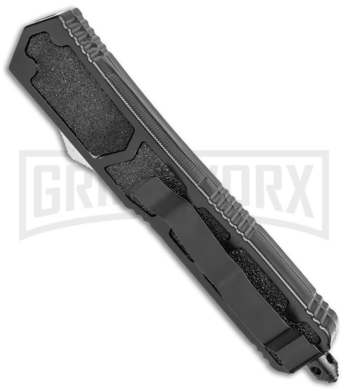 Atomic Slim Dagger Black OTF Auto Knife - Two Tone Plain 5 Atomic Slim Dagger Black OTF Auto Knife - Two Tone Plain - Image 3