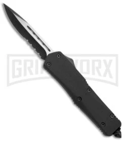Spartan DP D/A OTF Automatic Knife - Black Plain