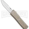 Thunder Tan D/A OTF Automatic Knife - Satin Serrated -Grindworx Thunder Tan DA OTF Auto Satin Serr GX 34404 jr large
