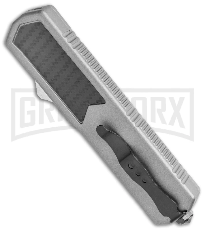 Titan D/A OTF Sim Carbon Fiber Automatic Knife Gray - Dagger Black Plain 5 Titan D/A OTF Sim Carbon Fiber Automatic Knife Gray - Dagger Black Plain - Image 3