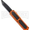 Titan Orange D/A OTF Automatic Knife - Tanto Black 1 Titan Orange D/A OTF Automatic Knife - Tanto Black -Grindworx Titan DA OTF Orange Tanto Black BP 22652 jr large