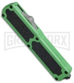 Titan Green D/A OTF Automatic Knife - Tanto Satin Plain 6 Titan Green D/A OTF Automatic Knife - Tanto Satin Plain -Grindworx Titan Green Tanto Satin BP 18954 jr spine large
