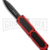 Titan Red D/A OTF Sim Carbon Fiber Automatic Knife - Dagger Black 1 Titan Red D/A OTF Sim Carbon Fiber Automatic Knife - Dagger Black -Grindworx Titan Red DA OTF Sim Carbon Fiber Automatic Knife Dagger Black GX 42230 td large