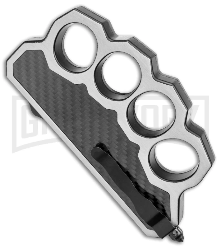 What The Knuck Knuckle Dagger D/A OTF Automatic CF/Satin -Two Tone Dagger 5 What The Knuck Knuckle Dagger D/A OTF Automatic CF/Satin -Two Tone Dagger - Image 3