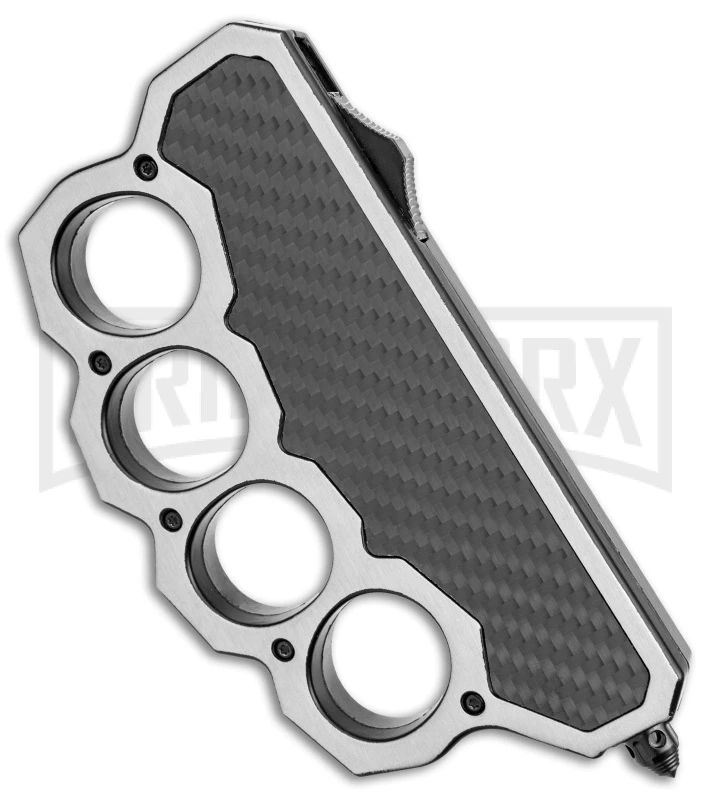 What The Knuck Knuckle Dagger D/A OTF Automatic CF/Satin -Two Tone Dagger 4 What The Knuck Knuckle Dagger D/A OTF Automatic CF/Satin -Two Tone Dagger - Image 2