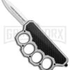 What The Knuck Knuckle Dagger D/A OTF Automatic Carbon Fiber - Dagger Satin 1 What The Knuck Knuckle Dagger D/A OTF Automatic Carbon Fiber - Dagger Satin -Grindworx What the Knuck Knuckles Dagger DA Auto CF Dagger Satin GX 33675 jr large