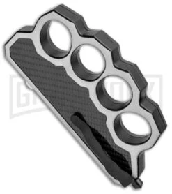 What The Knuck Knuckle Dagger D/A OTF Automatic Carbon Fiber - Dagger Satin -Grindworx What the Knuck Knuckles Dagger DA Auto CF Dagger Satin GX 33675 jr side 2 large