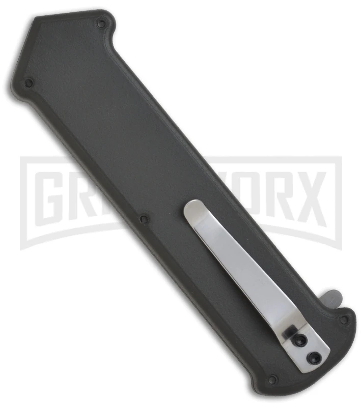 Gray Arrow OTF Joker Automatic Knife Cupid Clone - Bead Blast Serr 4 Gray Arrow OTF Joker Automatic Knife Cupid Clone - Bead Blast Serr - Image 2