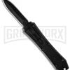 Coffin Blaster Tactical Black DA/OTF Automatic Knife - Black Plain -Grindworx blade play otf t279931 1 large