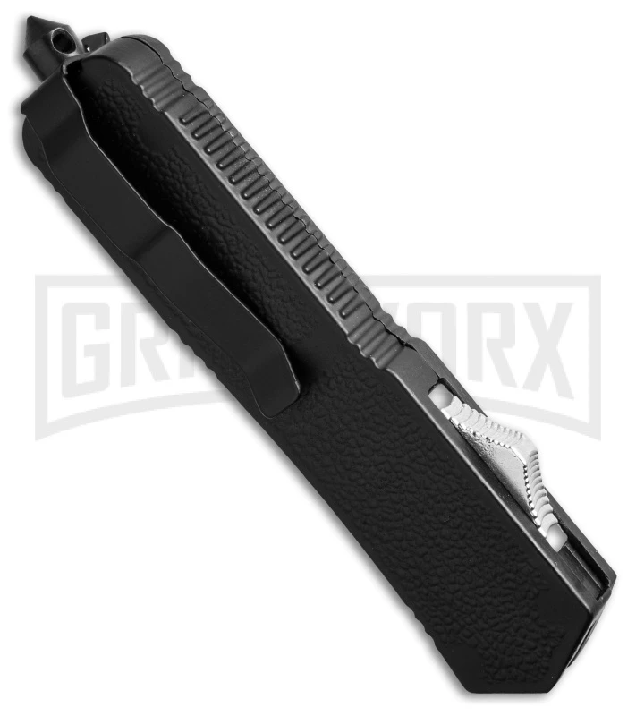 Night Owl Dagger D/A OTF Automatic Knife - Black Plain 4 Night Owl Dagger D/A OTF Automatic Knife - Black Plain - Image 2