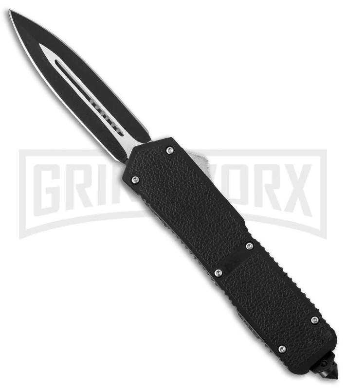 Night Owl Dagger D/A OTF Automatic Knife - Black Plain 3 Night Owl Dagger D/A OTF Automatic Knife - Black Plain