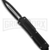 Reaver Dagger D/A OTF Automatic Knife - Black Plain -Grindworx bladeplay otf hk87317 cm large