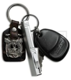 Firecracker Mini Silver D/A OTF Automatic Knife - Bead Blast Plain 7 Firecracker Mini Silver D/A OTF Automatic Knife - Bead Blast Plain -Grindworx bladeplay otf t279933 3 ref cm large