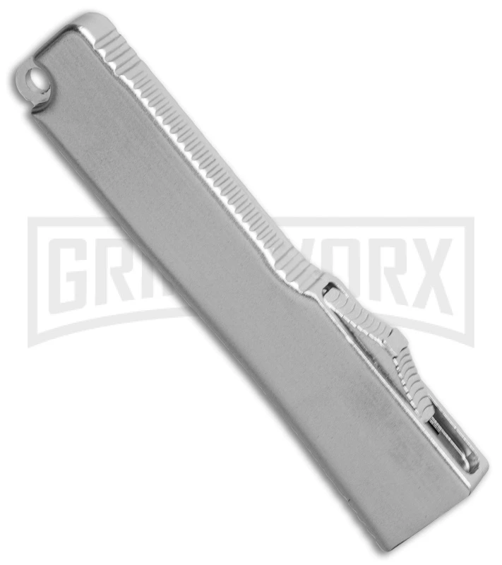 Firecracker Mini Silver D/A OTF Automatic Knife - Bead Blast Plain 4 Firecracker Mini Silver D/A OTF Automatic Knife - Bead Blast Plain - Image 2