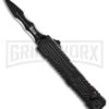 Schrade Viper SCHOTF3CB Black OTF Spring Assisted Knife - Black Plain -Grindworx schrade schotf3cb otf bhq 26056 jr large
