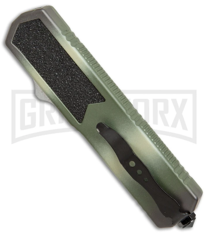 Titan Camo D/A OTF Automatic Knife - Tanto Satin Plain 5 Titan Camo D/A OTF Automatic Knife - Tanto Satin Plain - Image 3