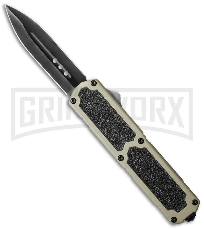 Titan Tan D/A OTF Automatic Knife - Dagger Black 3 Titan Tan D/A OTF Automatic Knife - Dagger Black